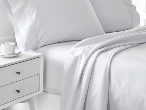 Cearceaf pilota 180/220 bumbac alb